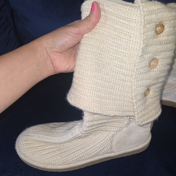 Ugg Cardy Knit Boots Size 9 - Picture 11 of 16